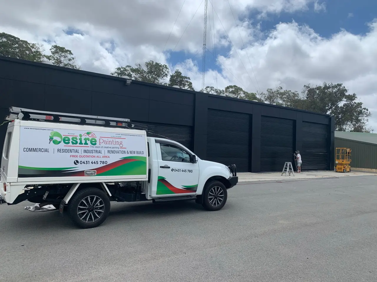 Large scale commercial painting project in Perth